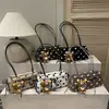 2026 Nova Bolsa Baguete de Moda Retrô Bolsa de Mão de Outono Bolsa de Ombro Estilo Coreano Bolinhas Laço Bolsa de Axila para Mulheres