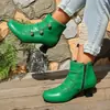 Nuevos Zapatos de Mujer Otoño/Invierno 40-43 Talla Grande Estilo Europeo y Americano de Comercio Exterior Botines de Tacón Alto Botas de Mujer