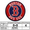 Insignia Redonda de Logo de Equipo de Béisbol de Alta Calidad Parche Bordado por Computadora Venta al por Mayor