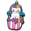 Series de Unicornios de Dibujos Animados Transfronterizos Charms para Zuecos Accesorios para Zapatos DIY Decoraciones para Zapatos de Goma Suave de PVC