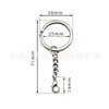 Fabricante fornece acessórios de ferragens para roupas DIY, chaveiros, correntes metalizadas, argolas, pinos com olhal e fechos tipo lagosta