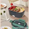 Caja de almuerzo eléctrica transfronteriza caja de almuerzo eléctrica para coche de acero inoxidable caja de almuerzo de doble voltaje caja de almuerzo aislada arroz caliente
