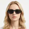Óculos de Sol de Moda Transfronteiriça Europeia e Americana Processados e Personalizados Armação Pequena Tendência Óculos Anti-UV para Mulheres Verão Óculos de Sol Ins