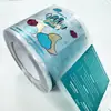 Rolo de Etiquetas Adesivas de Vinil Impermeável com Impressão Personalizada, Adesivo Transparente, Adequado para Potes