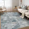 Tapete de sala de estar estilo marroquino, tapete de mesa de centro resistente a manchas, tapete de chão para quarto, antiderrapante, resistente ao desgaste, lavável, tapete decorativo transfronteiriço
