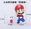 Serie Mario Accesorios de Juego de Moda Louis Hongo Monstruo Modelo Muñeco Hecho a Mano Coche Decoración de Escritorio Adornos