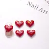 Lindos Macarrones Corazón Dibujos Animados Joyería para Uñas Resina Estéreo Accesorios de Uñas Portátiles Pegamento en Crema DIY Pequeños Accesorios