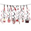 Decoraciones para Fiesta de Cumpleaños de Raya y el Último Dragón Set de Espirales Colgantes Remolinos Banners de Película Animada de Fantasía Globos Adornos para Cupcakes