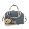 Bolso Súper Popular de Mezclilla tipo Almohada para Mujer 2026 Modelo Nuevo de Gama Alta Lujo Nicho Bolso de Hombro Cruzado Bolso de Mano para Mujer