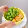 Cesta Drenante de Doble Capa para Lavar Verduras, Bandeja de Plástico para Frutas de Cocina Doméstica, Cesta con Filtro de Agua para Verduras, Cesta para Lavar Verduras y Frutas