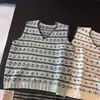 Chaleco de Punto con Rayas de Albaricoque, Cuello en V, Capas, para Mujer, Otoño 2026, Top Súper Elegante y Juvenil
