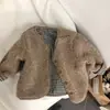 Estilo Nuevo Invierno 2026 Reversible Estilo Coreano Lana de Cordero Cuadros Acolchado de Algodón Chaqueta Ropa Exterior Gruesa para Niños y Niñas Coreanos Bebé