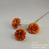Flores Artificiales con 3 Cabezas de Hibisco, Cosmos y Gerbera, Decoración para el Hogar Estilo Coreano, Flores Falsas para Arreglos Florales de Mesa de Comedor, Venta al por Mayor