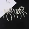 Cordones de Cinta al por Mayor Organza Chifón Encaje Transparente Estilo Ballet Hebilla de Perla Coreana blanco cremoso Cuerda de Cordón
