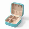 Caja de Almacenamiento de Joyería a Prueba de Polvo, Caja de Almacenamiento de Aretes, Pequeña Caja de Embalaje de Joyería de Terciopelo Estilo Chanel, Personalización al por Mayor Personalizado