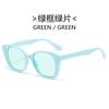 Nuevas Gafas de Sol Ojo de Gato Huecas Color Jalea Doble Capa Moda Europea y Americana Gafas de Tendencia Celebridad de Internet Transfronteriza Fotografía Callejera Gafas de Sol