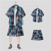 Sanya Isla de Hainan ropa camisa de playa traje de hombre camisa de flores de manga corta estilo hawaiano ropa holgada de secado rápido entrega de una pieza