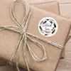 Etiqueta Adesiva Padrão 500 Selo Decorativo Rolo Fresco Floral Obrigado Pequeno Adesivo Decoração de Adesivo