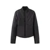 Jaqueta Esportiva de Algodão Slimming Acolchoada de Inverno 2026 Gola Alta para Esqui Roupas Quentes de Algodão 1249452