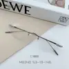 Armação de Óculos Sem Aro para Mulheres, Armação de Titânio Ultraleve, Armação Oval com Diamantes, Estilo Liso da Moda, Armação de Óculos para Miopia Anti-Luz Azul M8340