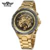 Reloj T-WINNER Winner Hueco Mecánico Automático para Hombre Reloj de Pulsera Banda de Acero Reloj para Hombre
