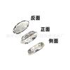 Ojo de caballo garra de cuatro orejas vidrio Diamante D oreja Diamante pedrería hueco cosido a mano diamante accesorios vestido de novia máquina automática de clavado de cuentas