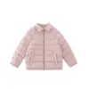 Abrigo Espeso para Niñas Princesa Yuanyuan 2026 Nueva Ropa de Invierno para Niños Cuello Solapa Chaqueta de Algodón Cálida Ropa para Niños Uniforme Escolar Capa Interior