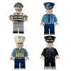 Conjunto Transfronteiriço de 8 Figuras de Herói Ninja Blocos de Montar Brinquedos Educativos de Montagem Exclusivamente para Comércio Exterior