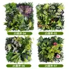 Parede de Plantas Simuladas Parede de Plantas Verdes Decoração Floral Fundo Gramado de Plástico Decoração de Gramado Verdejamento de Engenharia Parede de Flores Artificiais Decoração