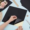 Papel de espuma autoadhesiva negra, tamaño A4, hecho a mano, disponible en stock, envío gratuito.