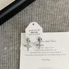 Pendientes de serpiente de diamantes de viento de personalidad de moda de lujo ligero nicho exquisito viento de alta gama pendientes únicos joyería al por mayor