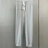Calça Jogger Masculina de Verão Fina de Seda Gelada Respirável Solta Estilo Casal Elástica Calça Casual Calça Esportiva Masculina Tendência