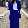 Terno Transfronteiriço 2025 Novo Estilo Coreano Terno Casual Solto Blazer com Ombreira Disponível em Várias Cores