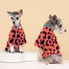 Comercio exterior nuevo ropa de dos patas con estampado de leopardo para perro ropa para mascotas pequeñas y medianas oso bomei koji oso teddy venta al por mayor