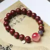 Pulseira de Contas de Incenso Natural Tradicional Xiaohongshu Círculo Único Acessório Masculino Pulseira de Medicina Chinesa Acessório Portátil Feminino Fábrica Feito Sob Medida