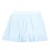 Saia Esportiva Curta de Novo Estilo para Mulheres, Casual ao Ar Livre Anti-Exposição Tênis Esportes Fitness Corrida Plissada Elegante Shorts de Yoga