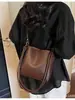 Bolso de mano grande para mujer 2026 nueva moda gran capacidad simple hombro bandolera bolso madre-hija textura retro bolso tipo cubo
