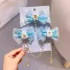 Colar com Presilha de Cabelo Infantil, Acessórios de Cabelo Frozen para Meninas, Joia de Corrente para Testa de Menininha, Adorno de Cabeça da Princesa Elsa, Acessórios de Cabelo