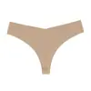 Europa y Estados Unidos talla grande transfronteriza tanga de seda de hielo en forma de V fuelle de algodón mujer body tanga sexy t-back pantalones mujer