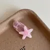 Presilha de Cabelo Estrela Dopamina Infantil Presilha Lateral Fofa Bico de Pato Estilo Férias na Praia Presilha para Cabelo de Bebê Acessório de Cabelo