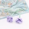 Nueva Flor de Rosa de Tela Estilo Coreano Flor de Capullo de Doble Cabeza Accesorio para Ropa Cuerda para el Cabello Hecha a Mano Accesorio de Joyería Flor de Rosa