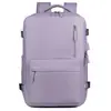 Mochila unissex de grande capacidade, compartimento para laptop, compartimentos separados para itens molhados e secos, compartimento para sapatos, bolsa de viagem casual com separação de úmidos e secos