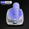 Polvo de Diamante Triturado Platino Polvo Reflectante Ultra Fino Arte de Uñas Polvo de Diamante Polvo con Brillantina Efecto Esmalte de Uñas Pigmento Paquete de Kilogramo Perlado
