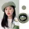 Circunferencia de Cabeza Grande Sombrero Nuevo Estilo Coreano de Verano para Mujeres Venta al por Mayor Sombrero de Pintor Tejido Fino con Banda Elástica Boina de Primavera y Verano