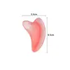 Placa Gua Sha Bastão Raspador de Meridianos Conjunto de Duas Peças Facial Não-Chifre Artefato Raspador Facial Placa Raspadora Ferramenta Facial Bastão Raspador Especial para Meridianos dos Olhos