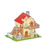 Quebra-cabeça tridimensional pequeno tamanho transfronteiriço jardim de infância pequeno presente modelo de casa feito à mão 3-6 anos meninos e meninas educação infantil