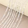 Cuentas de cristal rectangulares con baño transfronterizo, material para accesorios de tocado DIY, color AB, baño facetado, cuentas de vidrio rectangulares, venta al por mayor