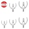 Soporte Vacío de Titanio F136 con Tres Garras Incrustado con Bola de Ópalo Soporte de Garra para DIY Joyería de Piercing G23 Aleación de Titanio Pendientes Clavos para la Lengua