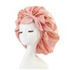 Amazon Explosiones Color Ding Cinta Sombrero Redondo Lazo Seda Imitación Belleza Cuidado del Cabello Sombrero de Ala Ancha Turbante para Mujer Gorro de Noche