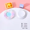 Plato de Resina con Diseño de Corazón Girly y Gradiente de Colores Accesorios para Muñecas Decoración de Casa de Muñecas Juguetes para Casa de Juegos